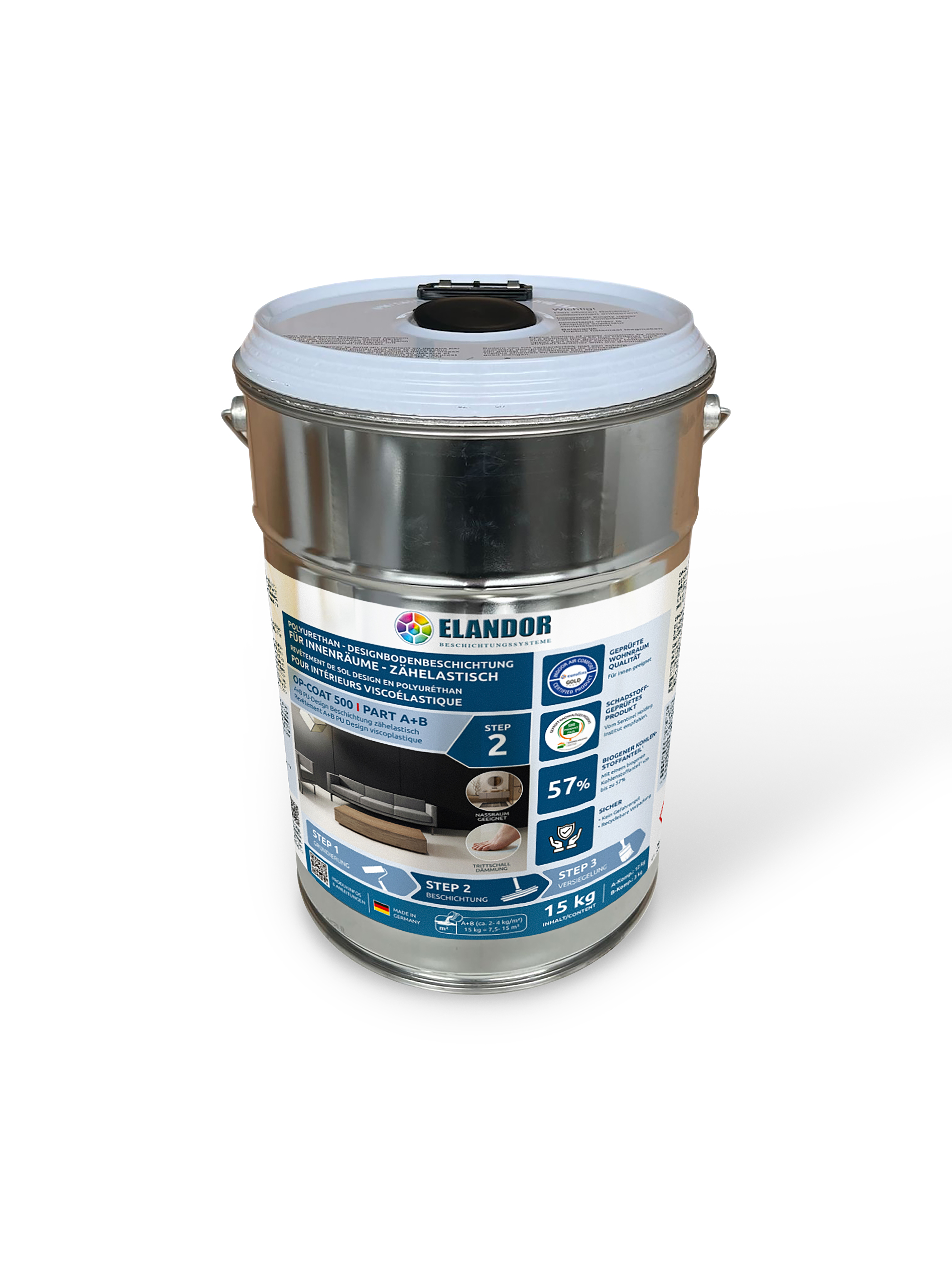 ELAN OP-Coat 500 Part A+B PU-Design Beschichtung