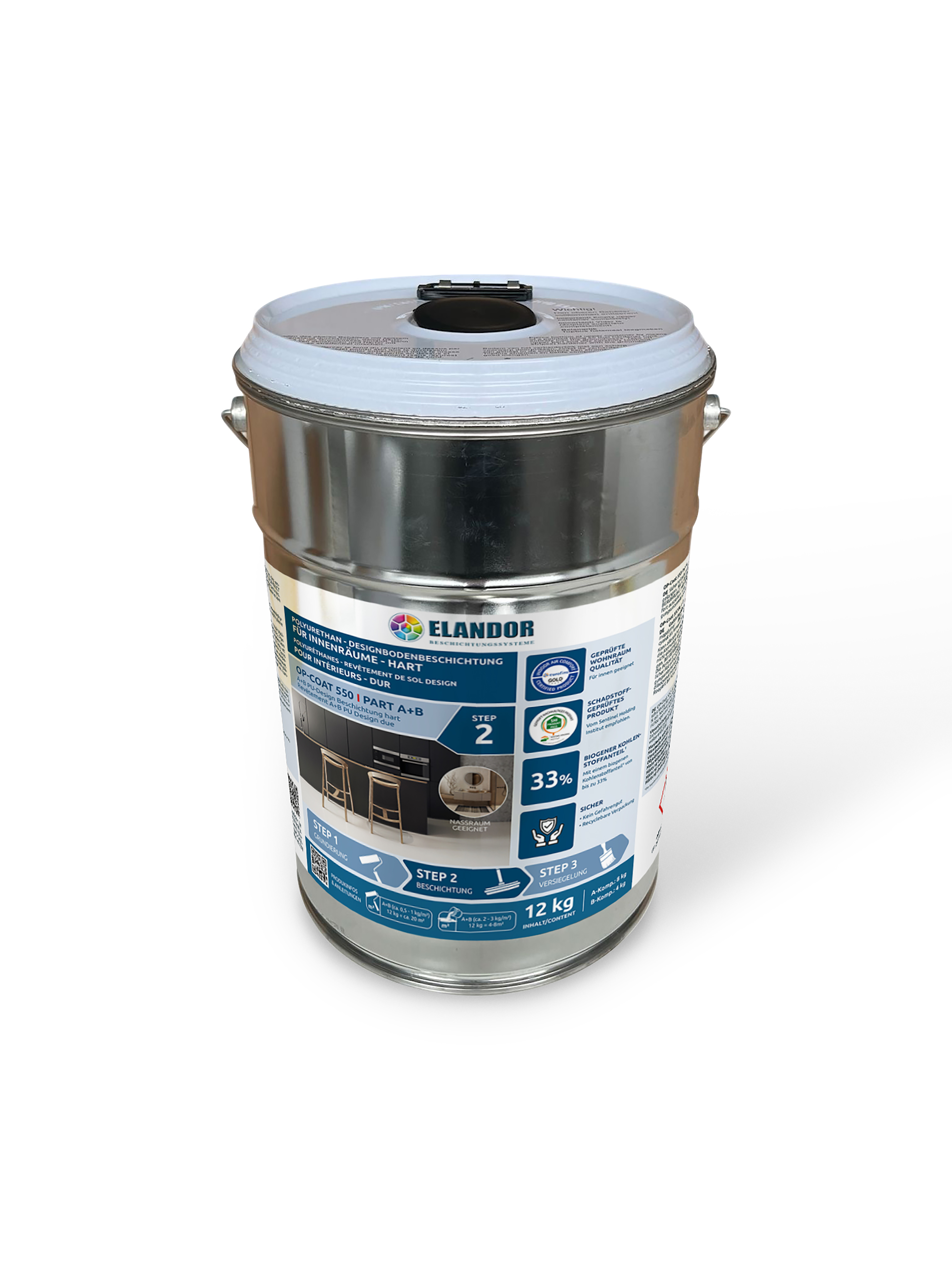 ELAN OP-Coat 550 Part A+B PU-Design Beschichtung